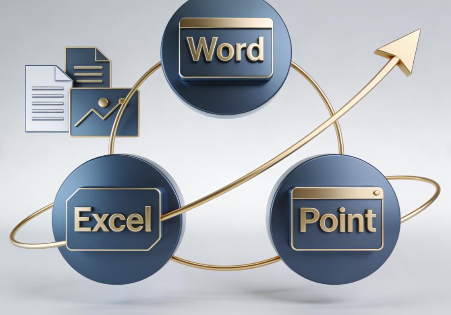 如何整合 Word、Excel 與 PowerPoint 提升商務工作流程